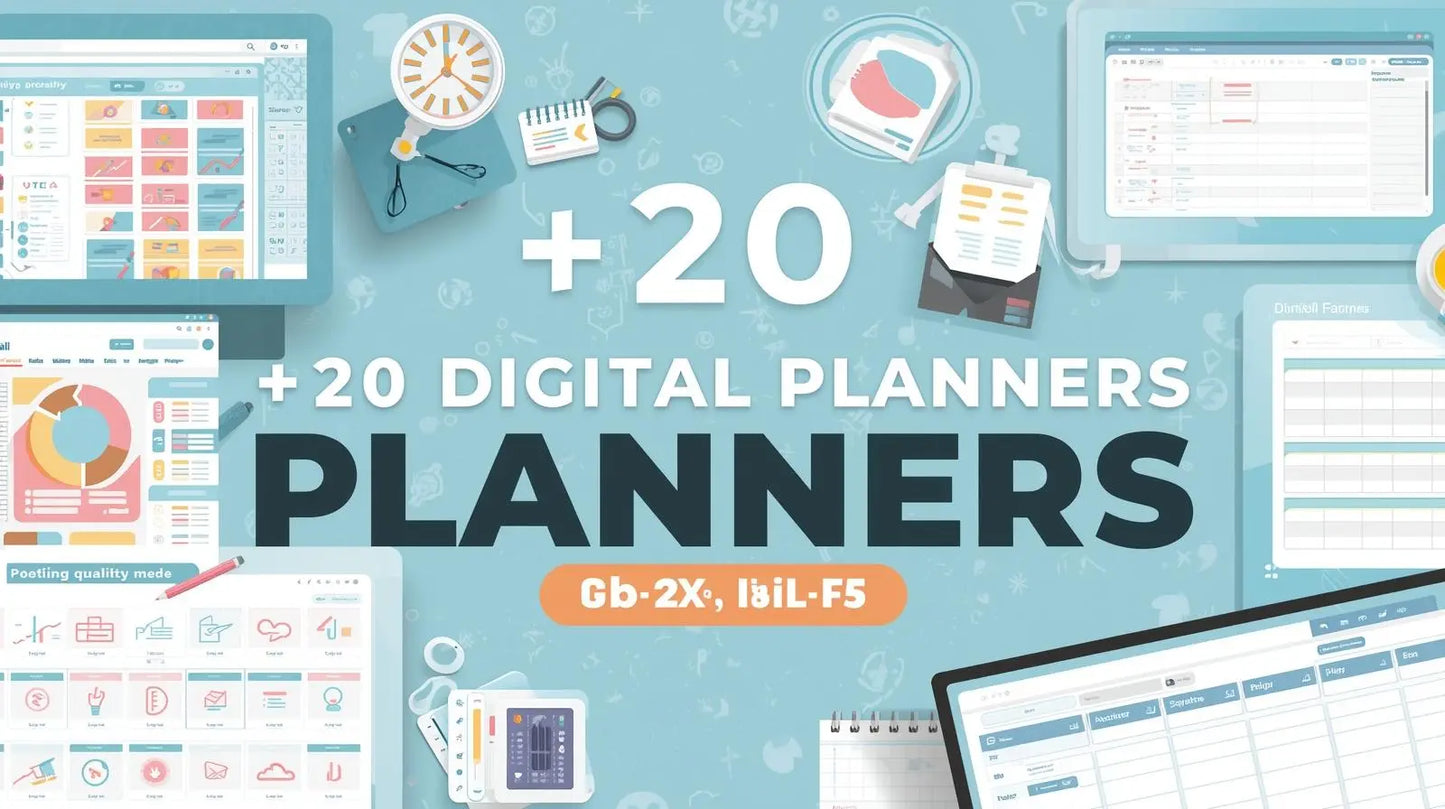 +20 Digital Planners Bundle (With PLR & MRR Rights). Kauppani