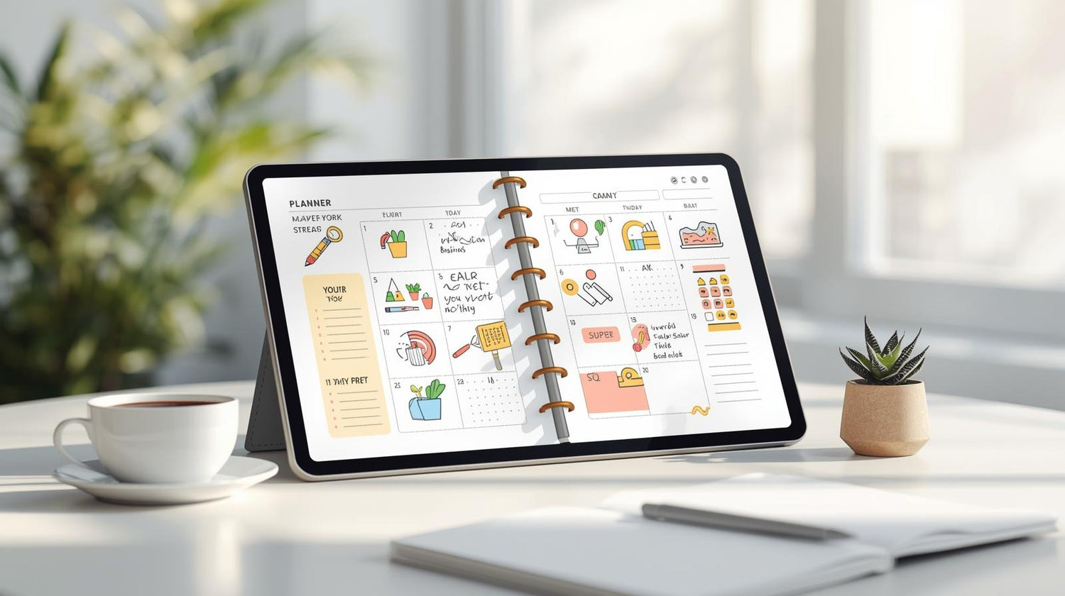 Digital Planners No Face All Reach Hub