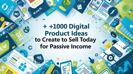 +1000 Digital Product Ideas To Create And Sell Today For Passive Income Kauppani